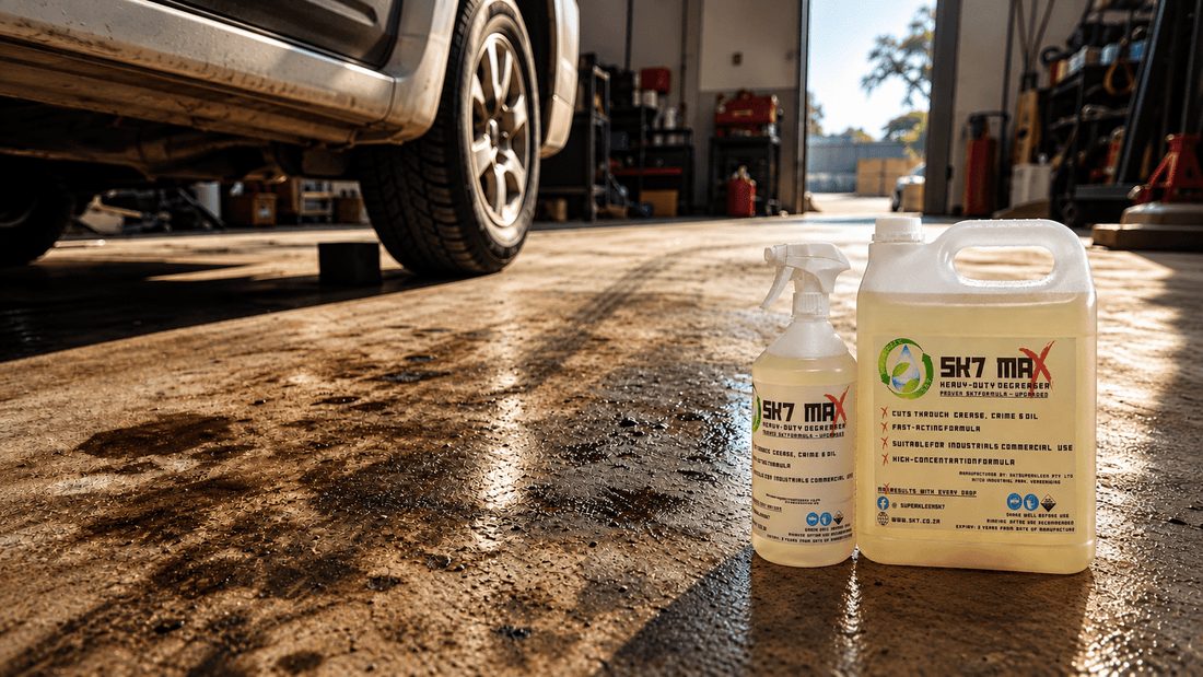 Best Concrete Garage Floor Degreaser for South Africa - SK7 Online Shop