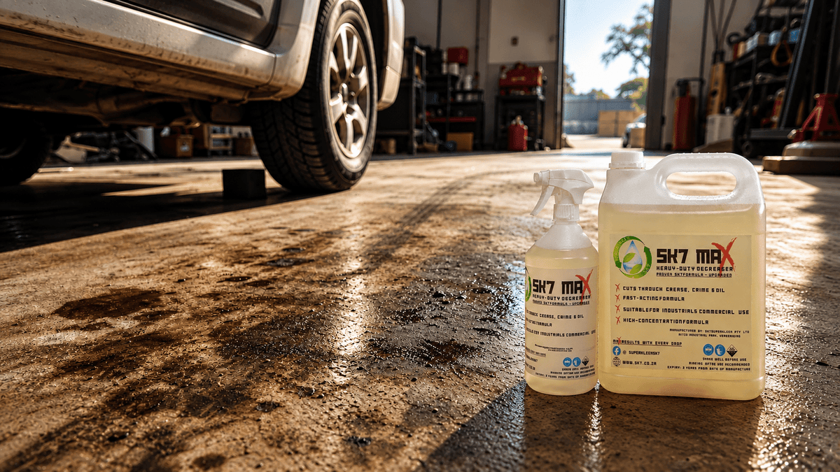 Best Concrete Garage Floor Degreaser for South Africa - SK7 Online Shop
