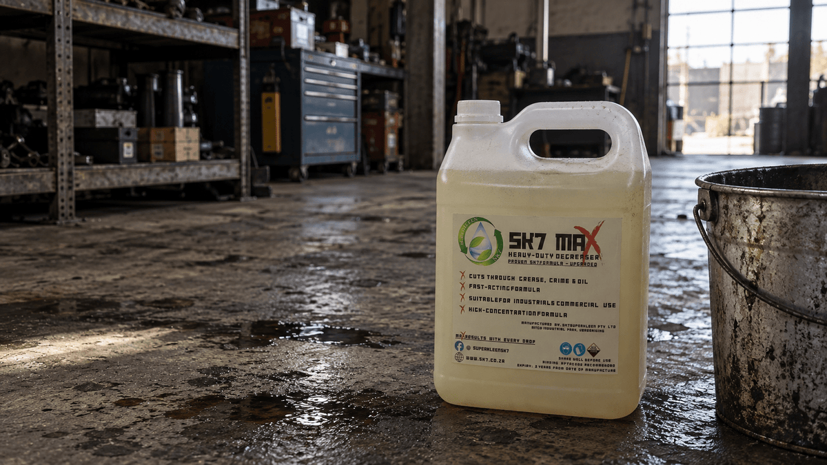 How to Degrease a Workshop Floor - SK7 Online Shop