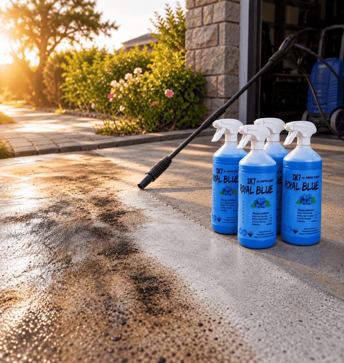 Degreaser for Pressure Washing Driveways in South Africa - SK7 Online Shop